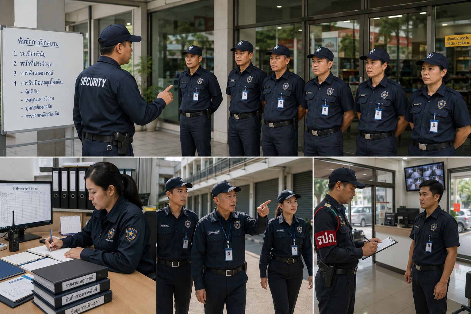 การตรวจเยี่ยมหน่วยงานรักษาความปลอดภัย